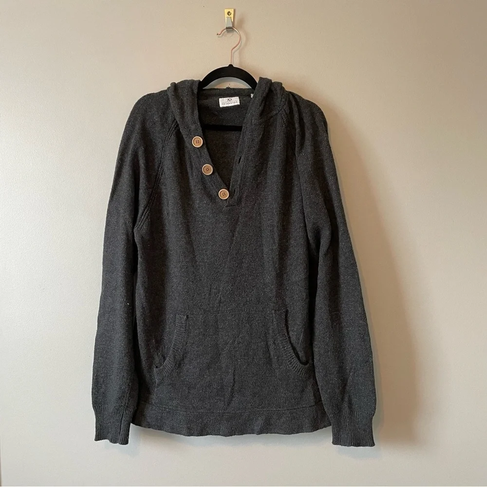 7Diamonds Men's Charcoal Shasta Hoodie Sweater size Large